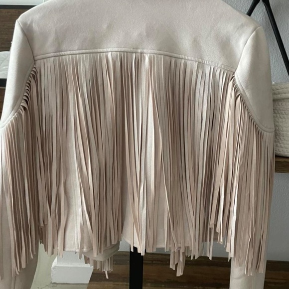 Faux Suede fringe jacket - Picture 2 of 4